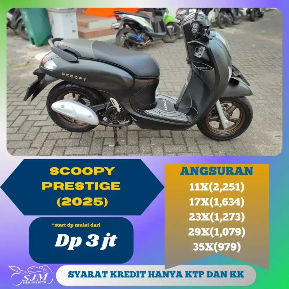 HONDA SCOOPY PRESTIGE 2025 MESIN HALUS