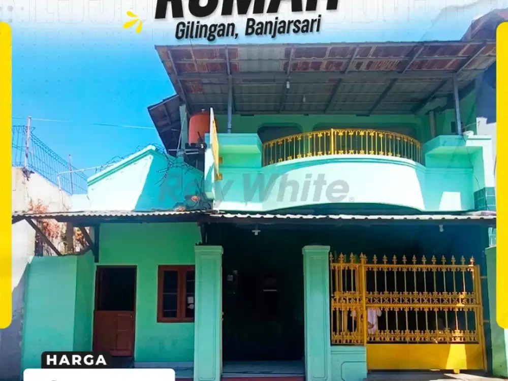 DIJUAL RUMAH 2 LANTAI STRATEGIS BER-SHM DI JL. RAJOSARI, GILINGAN, BANJARSARI, SURAKARTA