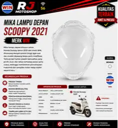 Lampu Depan Honda Scoopy 2021 Merk WIN