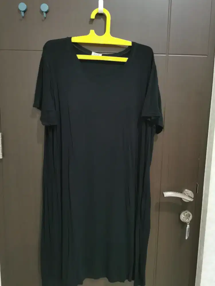Dress big size hitam