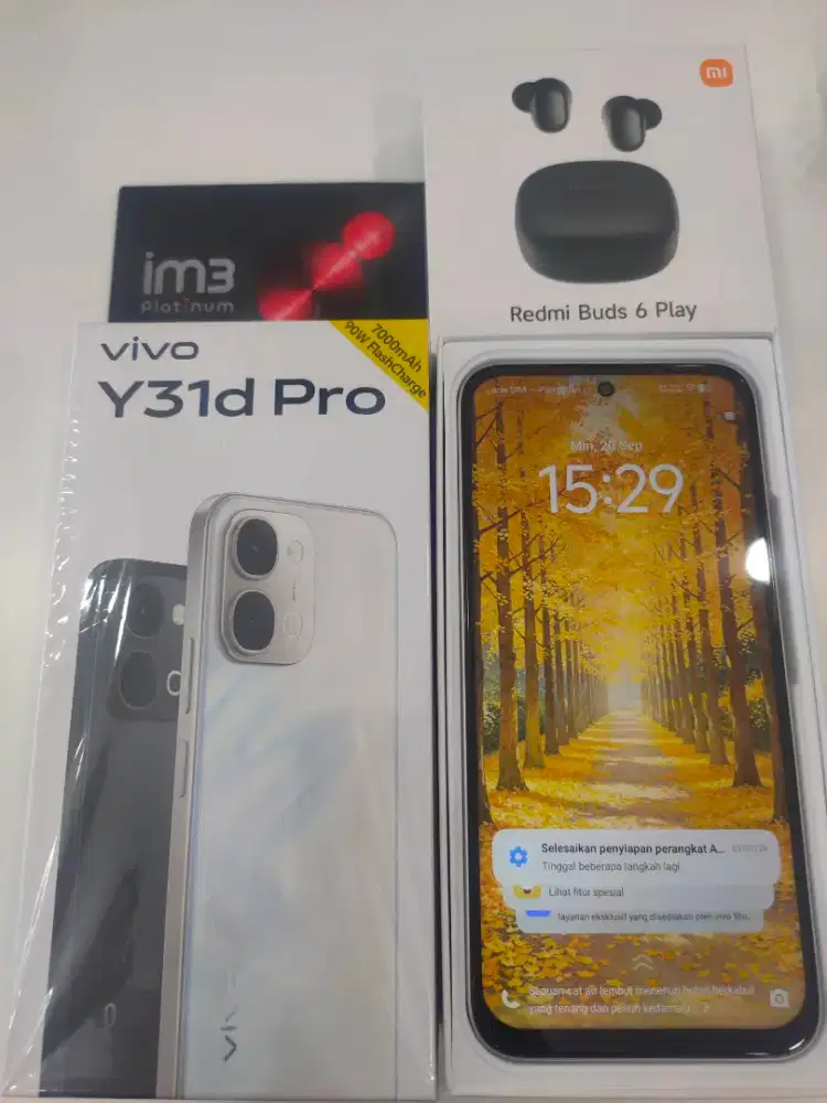 Y31d Pro cashback 200rb modal KTP aja free kuota 6bln!