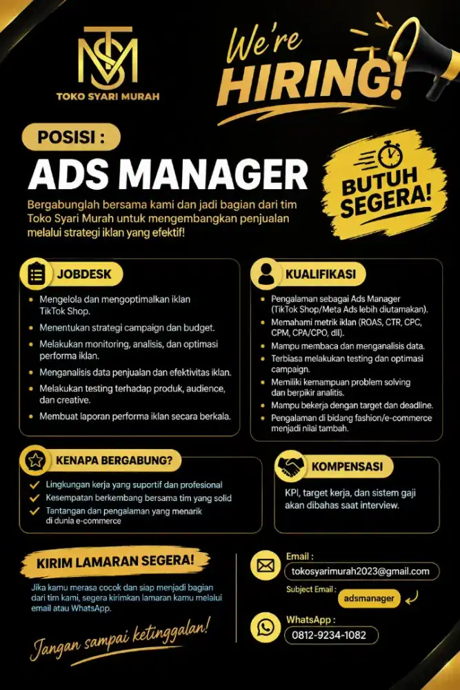 Ads manager tiktok shop