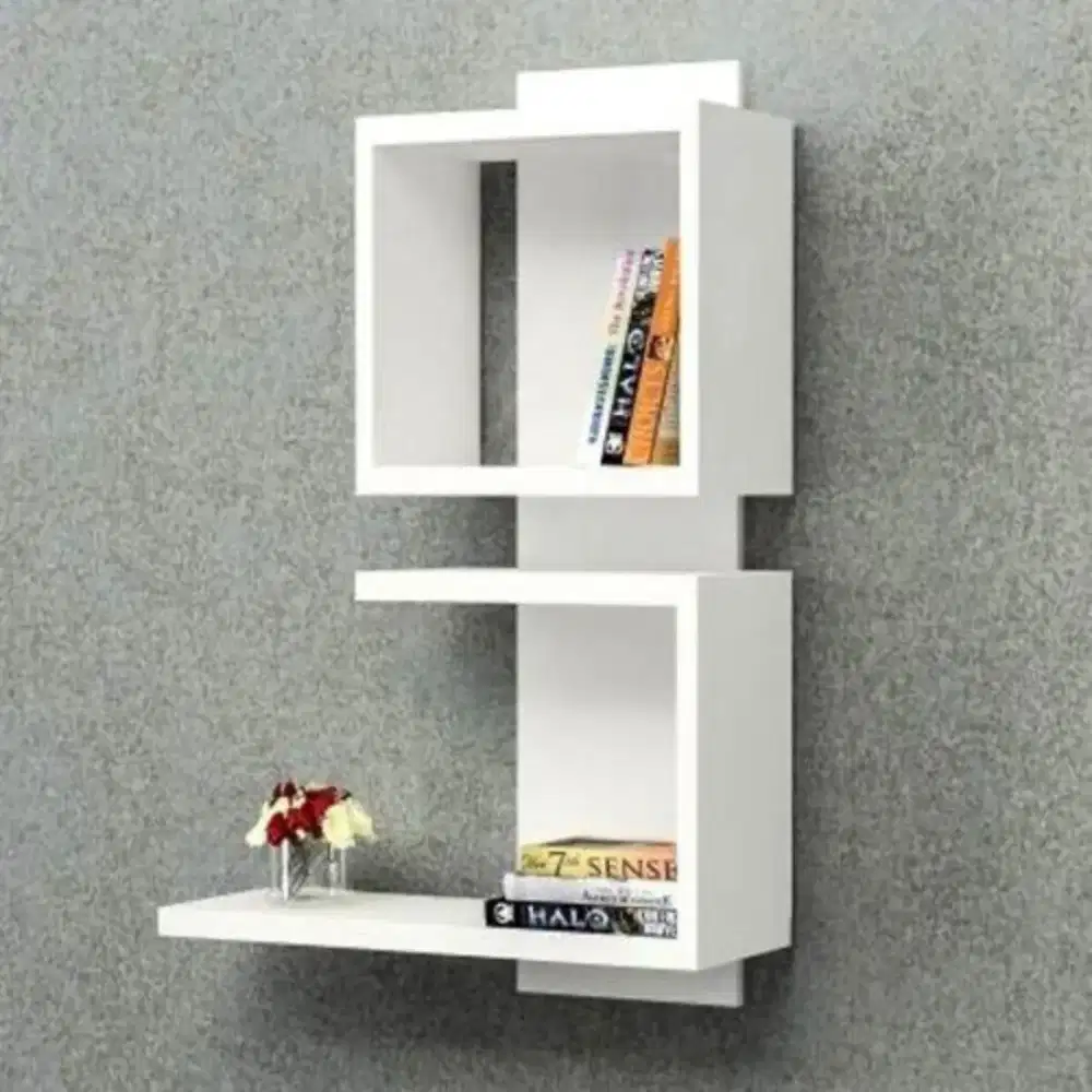 Rak dinding minimalis hpl