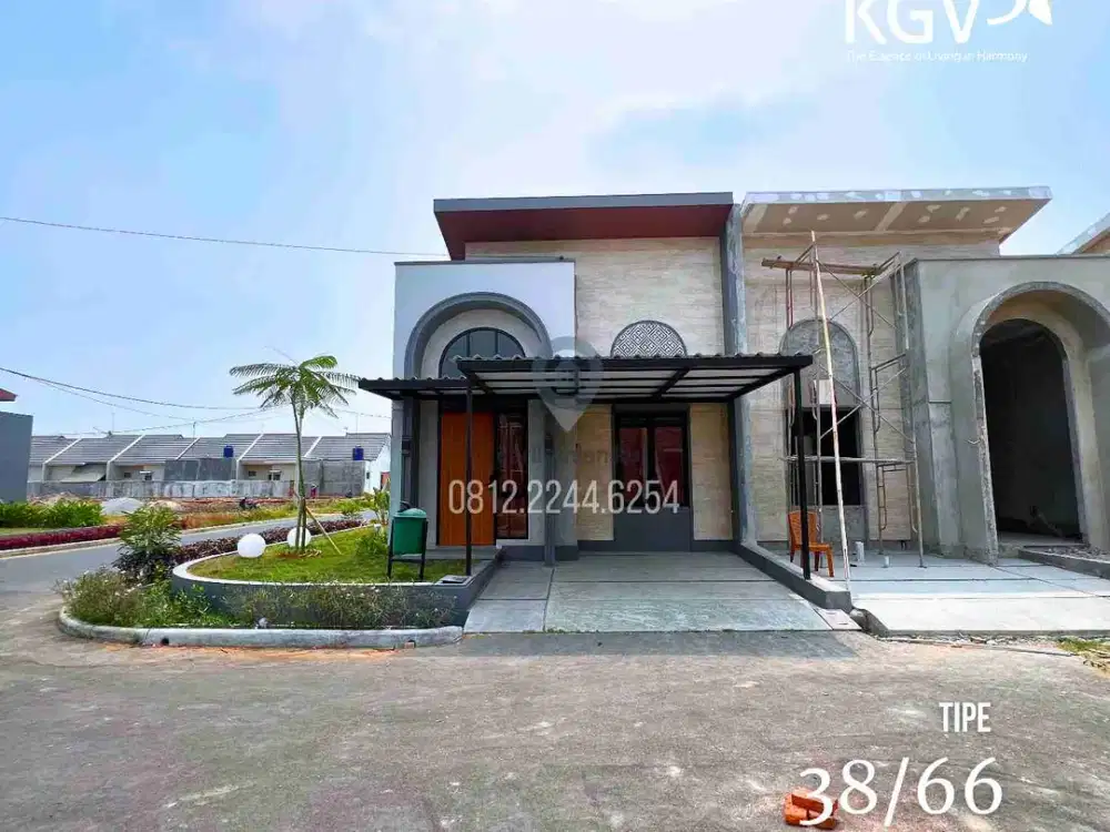 Rumah Terdepan di Kosambi Full Bata Merah unit Ready Stock 38/66 DP 0% SHM KGV 3
