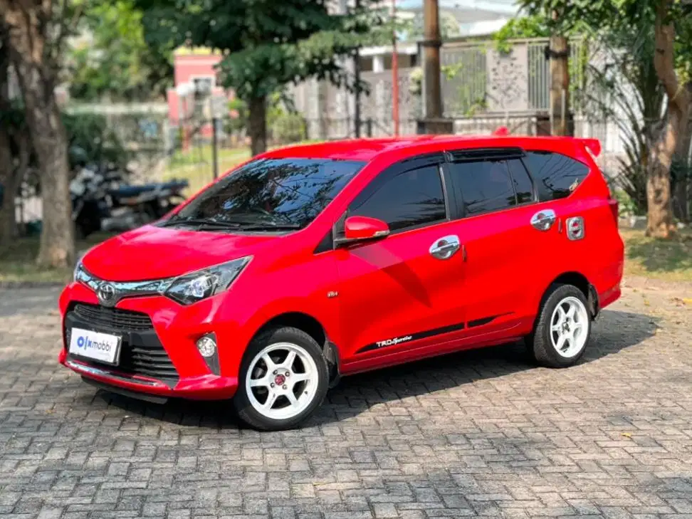 Pajak Panjang Toyota Calya 1.2 G Bensin-MT 2017 Merah LLO
