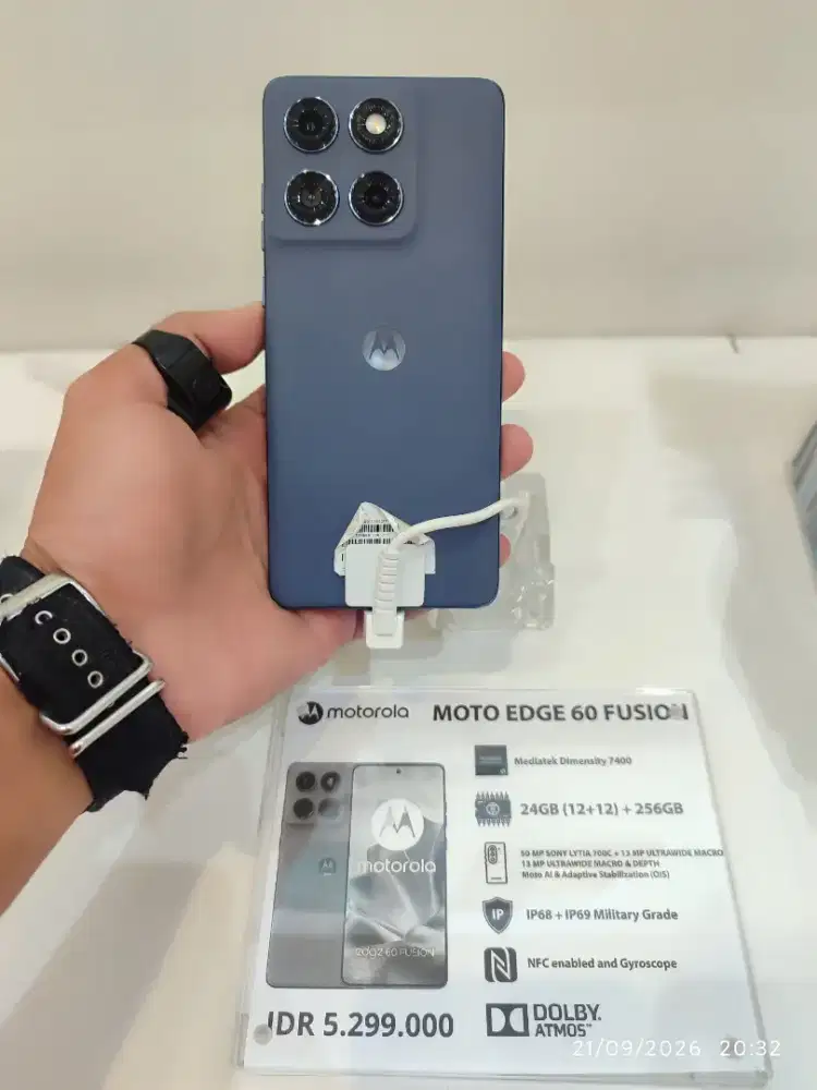 Moto Edge 60 Fusion bisa kredit bunga ringan free DP