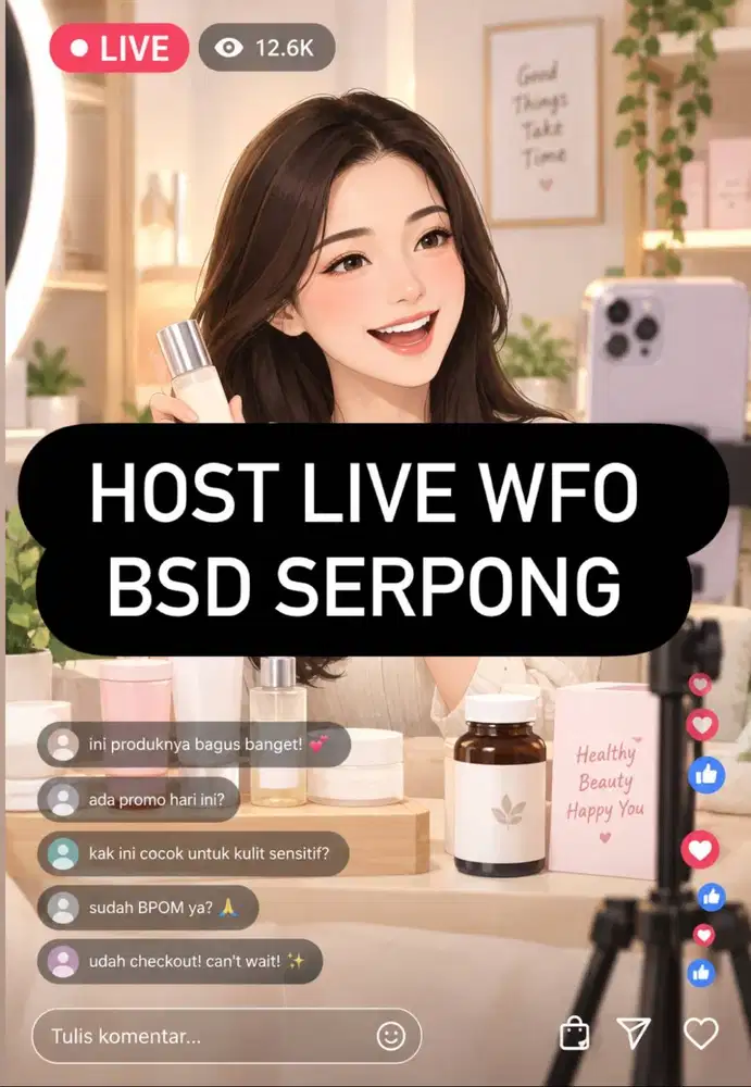 HOST LIVE BSD SERPONG