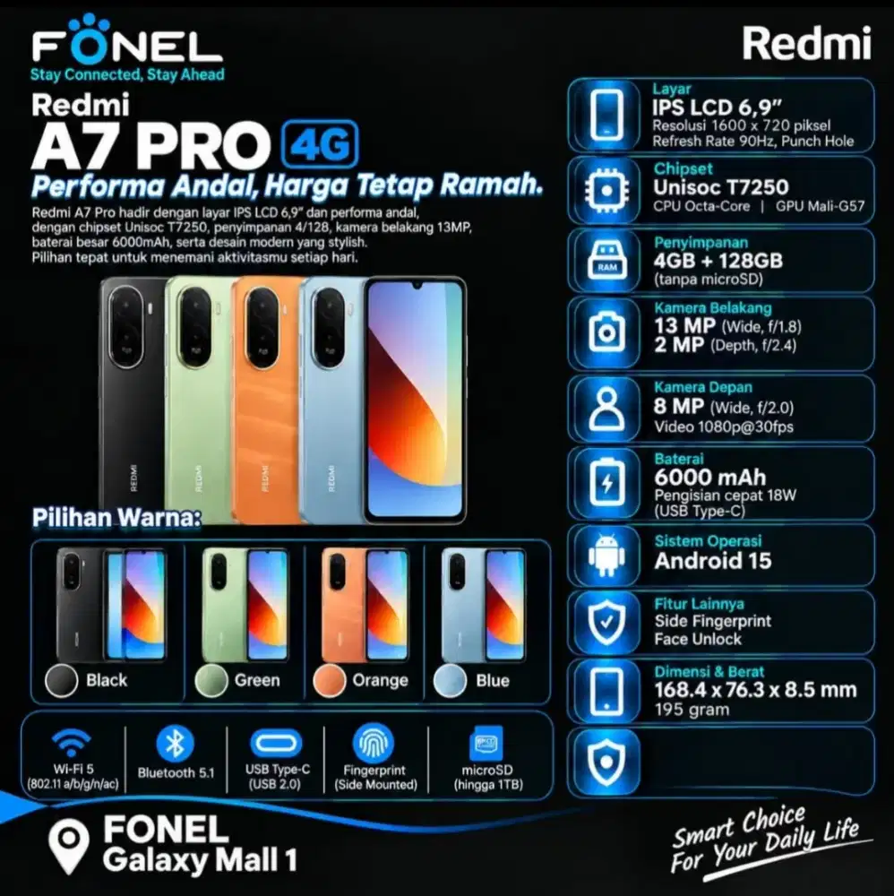 Redmi A7 Pro 4/128