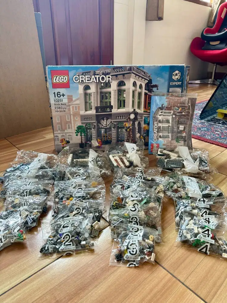 LEGO 10251 Brick Bank Retired – Semua Bag Masih Sealed