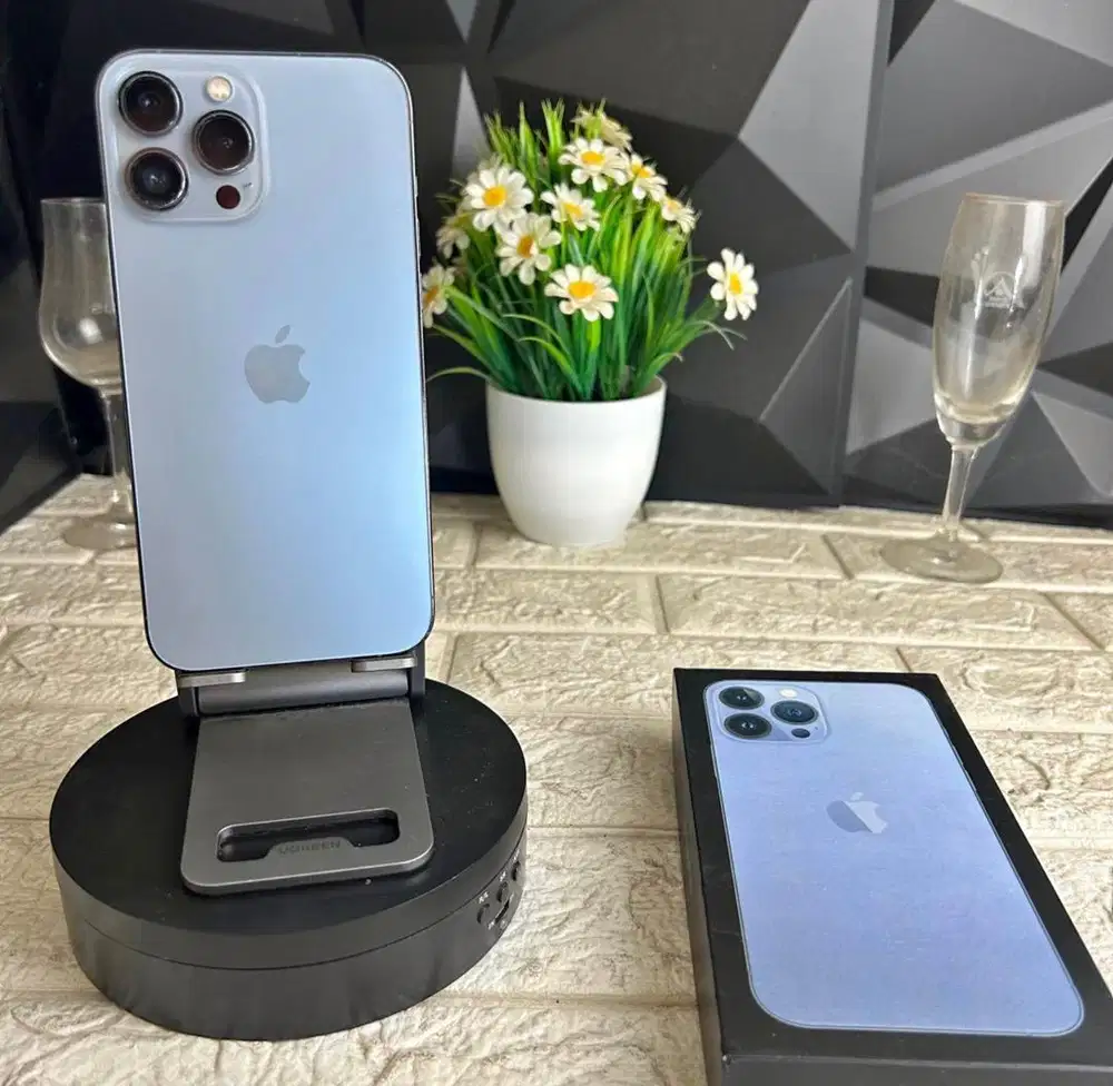 iPhone 13 Pro Max 128GB Garansi Ex Inter Battery 100% LCD Gantian