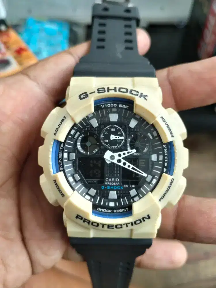 Jam tangan digital+analog merk casio G-Shock GA-100B