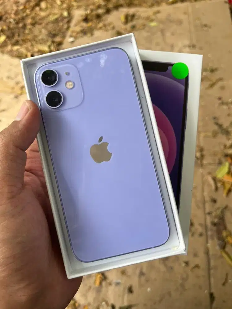 Iphone 12 Mini 64gb Purple Fullset All op