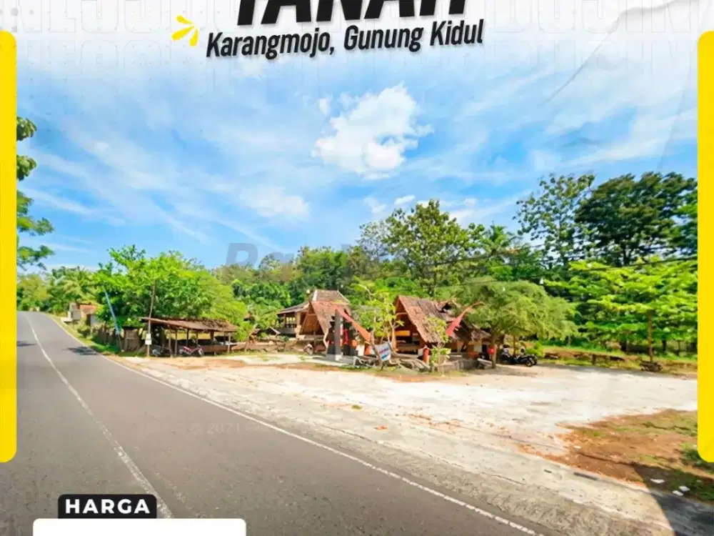 DIJUAL LAHAN & KOMPLEKS USAHIS KULINER/RESORT SUPER LUAS DI KARANGMOJO, GUNUNGKIDUL