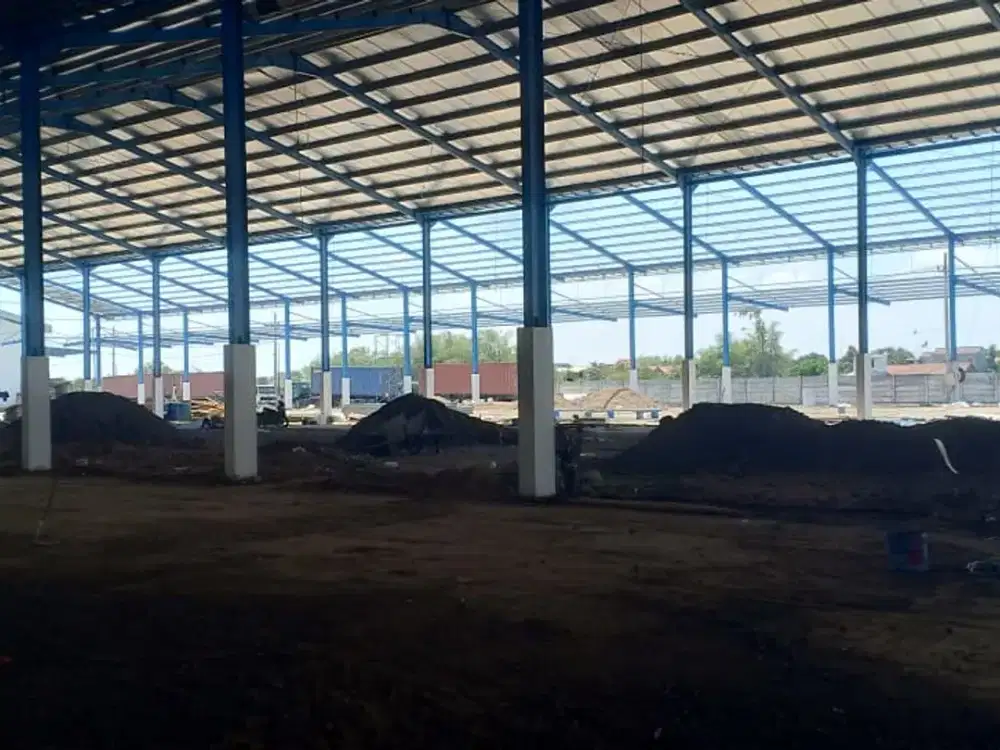 Sewa gudang dekat pintu tol krian, loading dock