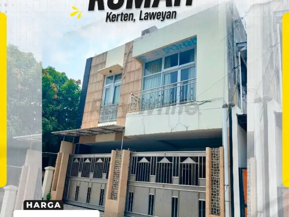DIJUAL RUMAH MEWAH 2 LANTAI STRATEGIS DI JL. NANGKA RAYA, KERTEN, LAWEYAN, SURAKARTA
