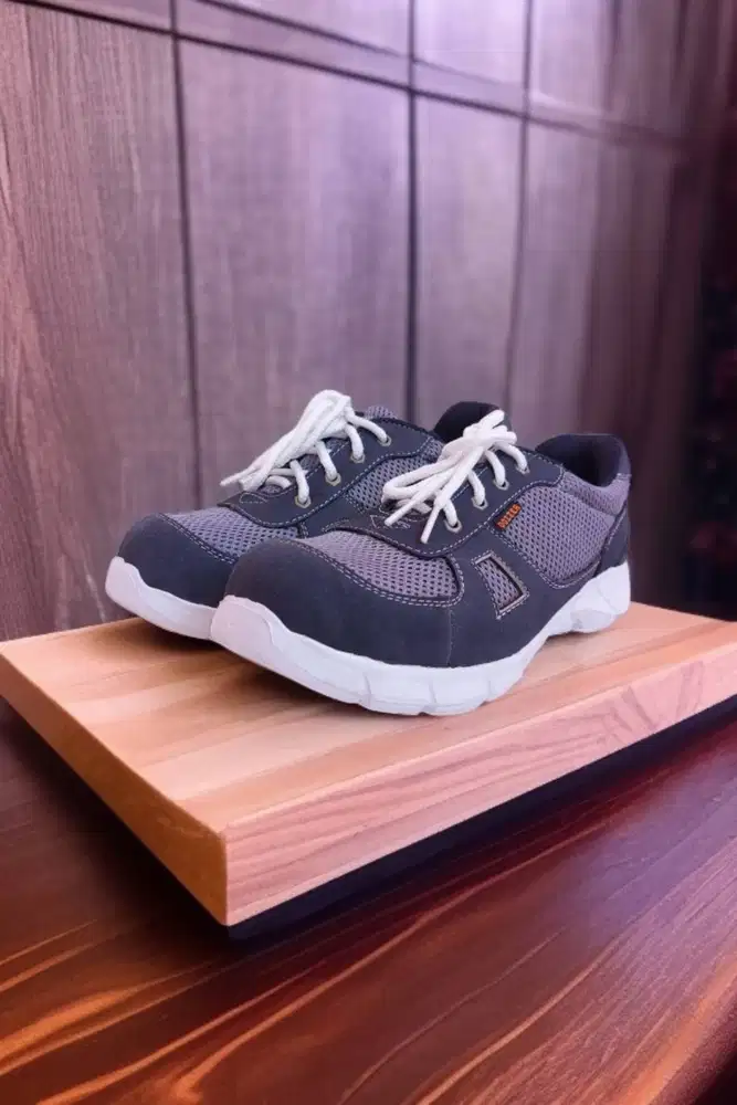 Mudah Sepatu safety anti gores leather Batam