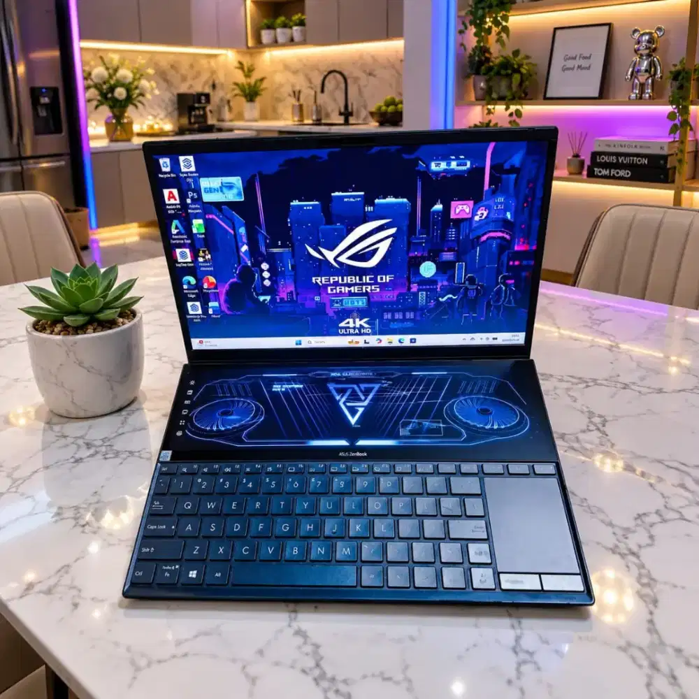 LAPTOP ASUS ZENBOOK DUO FLY DUO UX481FLY RAM 8GB+SSD 512Gb +DUAL VGA