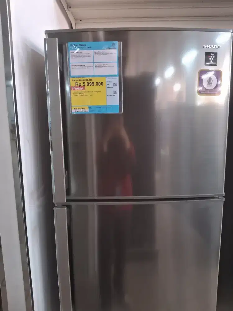 Kulkas 2 pintu sharp 78 watt |Bisa cicilan ringan
