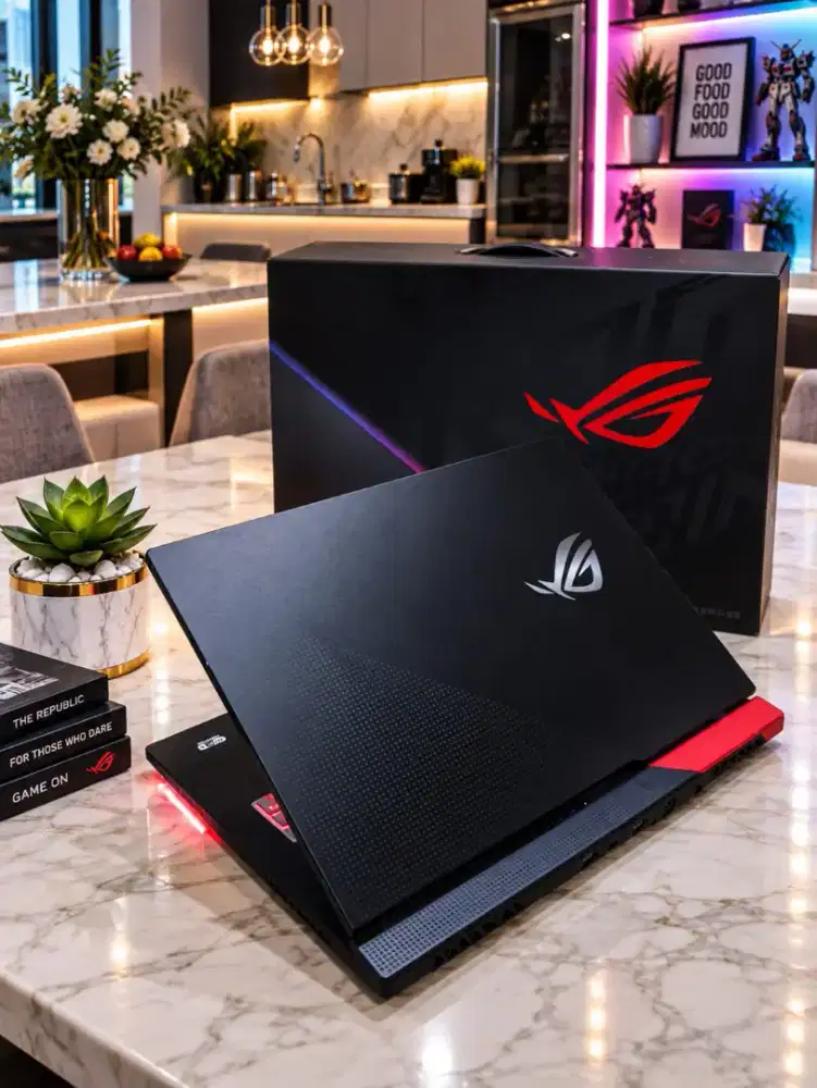 LAPTOP ASUS ROG CYBERPUNK-17QE VGA NVIDIA RTX 3050Ti FULLSET BOX