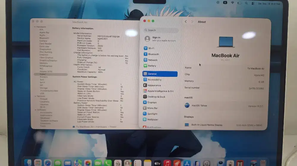 MACBOOK AIR M2 2022 13 8/256 GB