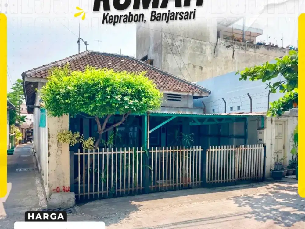 DIJUAL RUMAH STRATEGIS BER-SHM DI KEPRABON, BANJARSARI, SURAKARTA