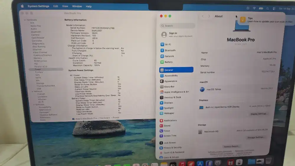 MACBOOK PRO M1 PRO 14 2021 16/1TB