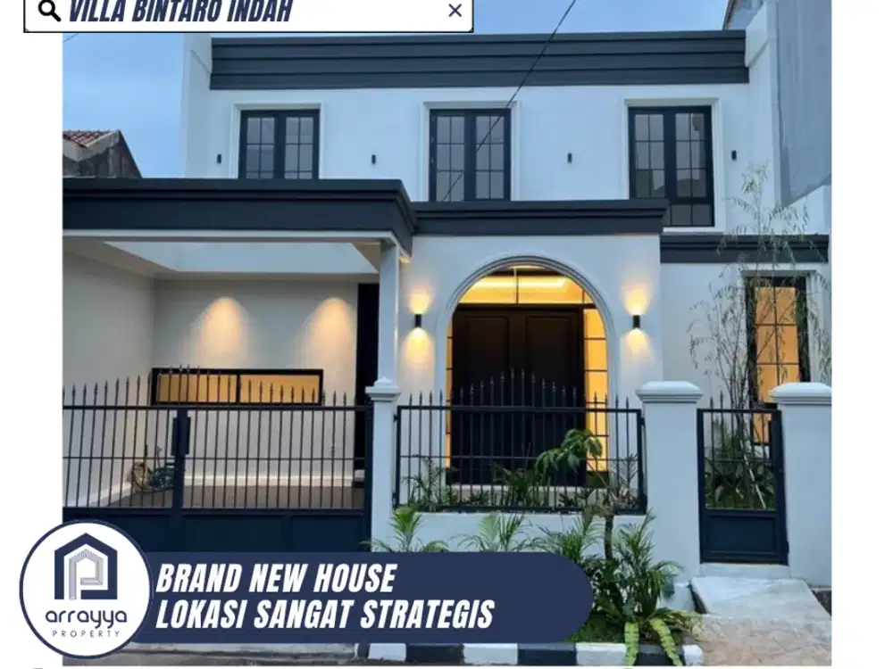BRAND NEW HOUSE RUMAH CANTIK LOKASI STRATEGIS DI VILLA BINTARO INDAH (DM111)