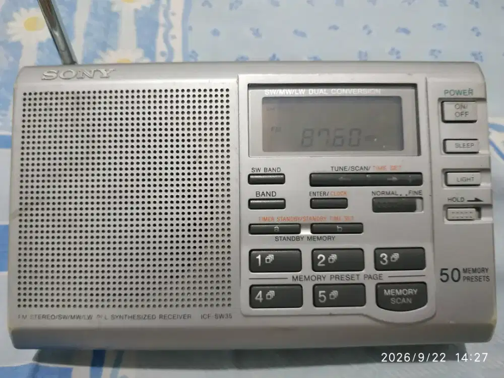 sony icf-sw35 digital radio