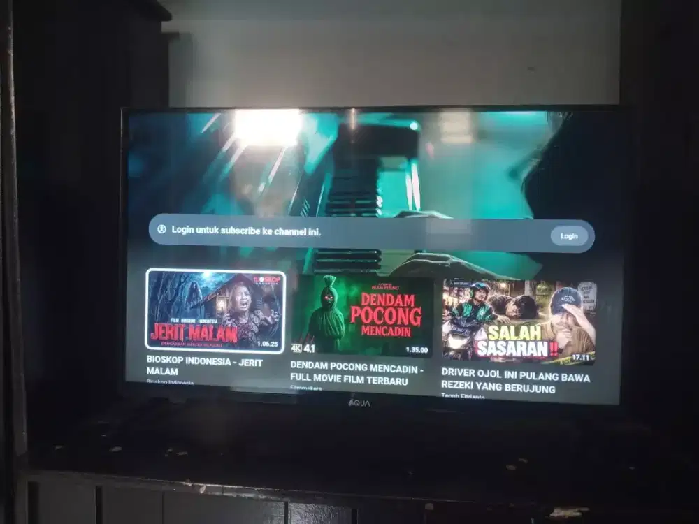 Tv Aqua 32 in kondisi masih bagus