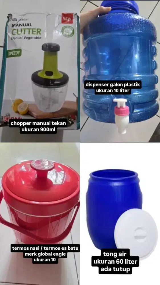 [JUAL BORONGAN] Termos Nasi / Tong Air / Dispenser Galon