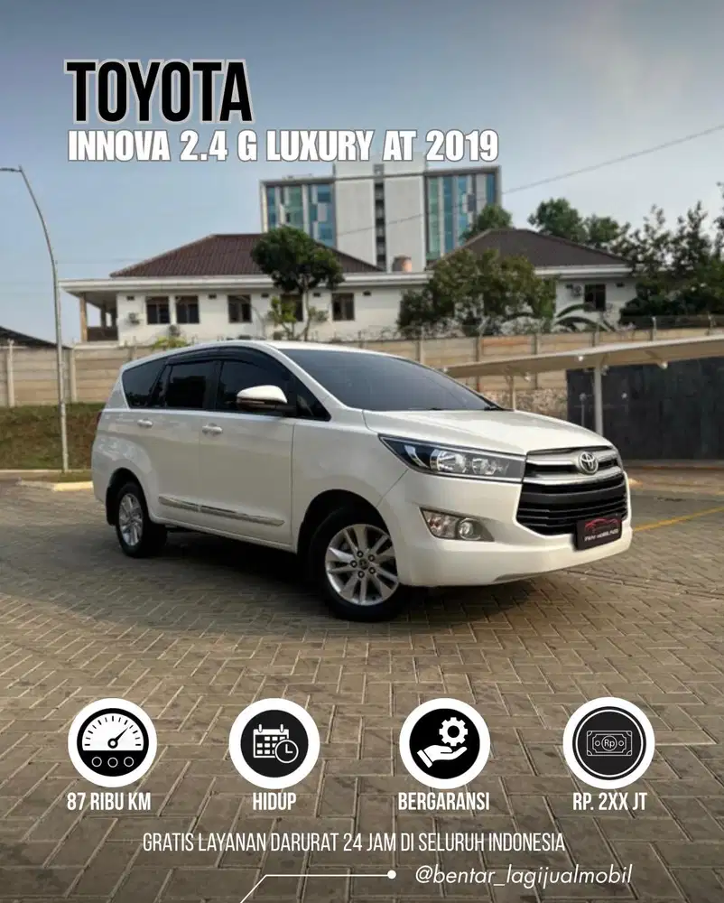 Toyota Innova 2.4 G Luxury AT 2019