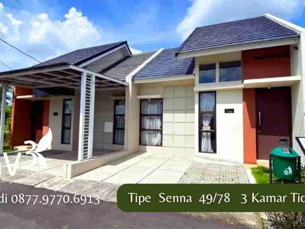 Rumah 3 Kamar tidur 1 lantai SHM Full Bata merah harga 500 Jutaan Di KGV 3
