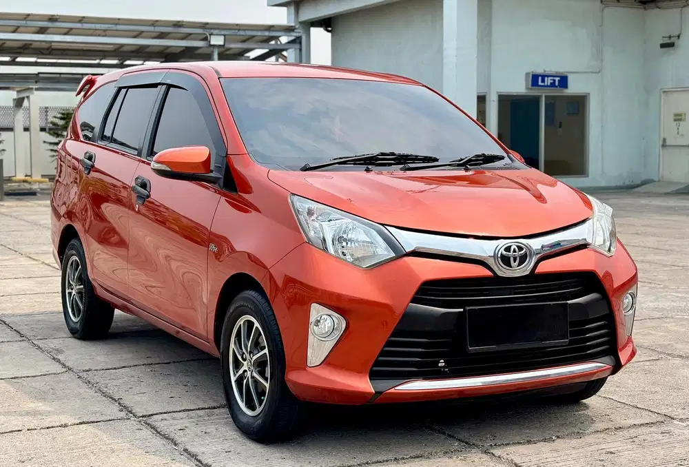 [LOW KM 50.000] TOYOTA CALYA G MANUAL 2018 ORANGE TT 2017 ORANYE MT