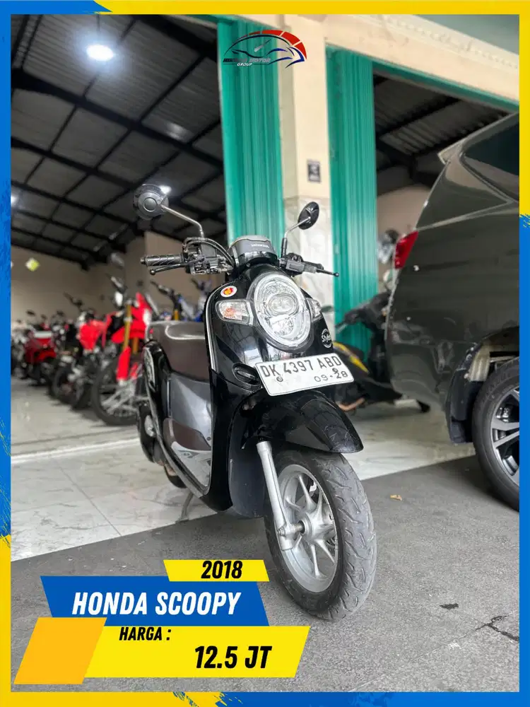 HONDA SCOOPY 2018 PLAT DK MURAH BERKUALITAS HIKMAH MOTOR KEPUH MALANG