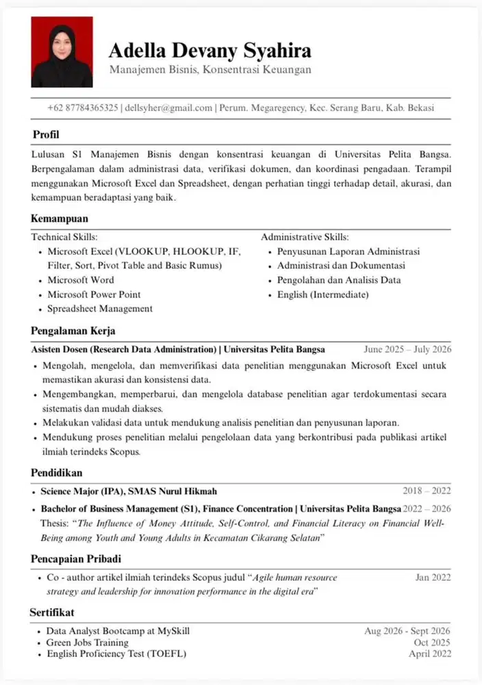Job Seeker | Mencari Pekerjaan | Administrasi Support | Fresh Graduate