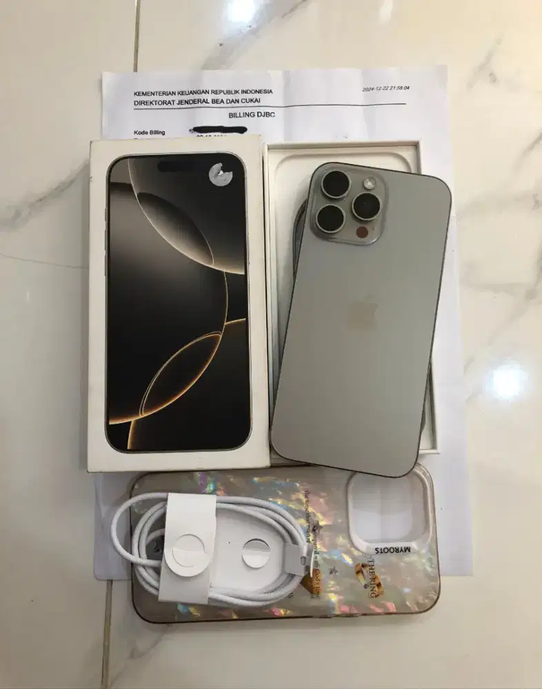 iphone 16 pro max 256gb natural dualsim aktif