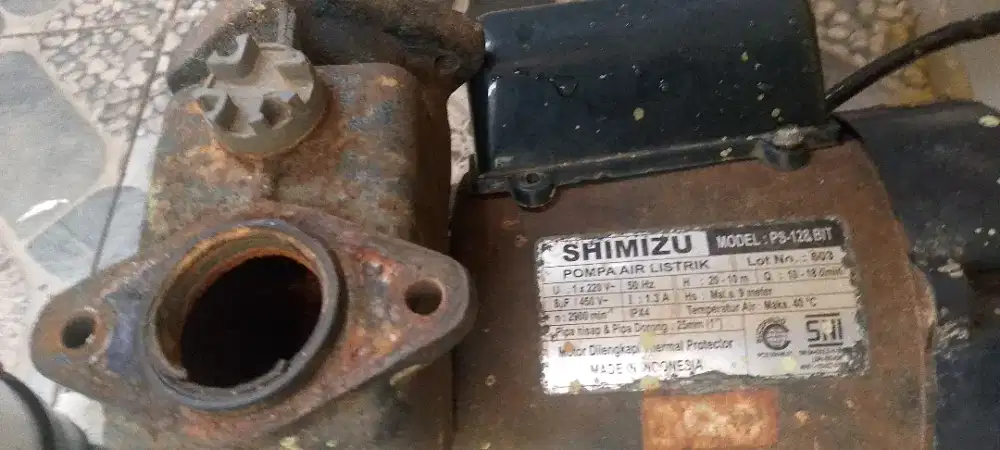 Mesin air Shimizu model PS 128 BT