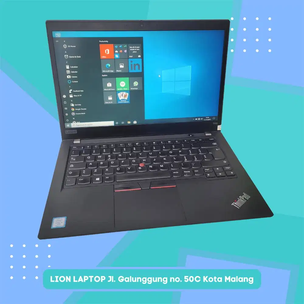 RAM 16GB i5 Gen 8 SSD 256GB Lenovo Thinkpad T490 [22|09]