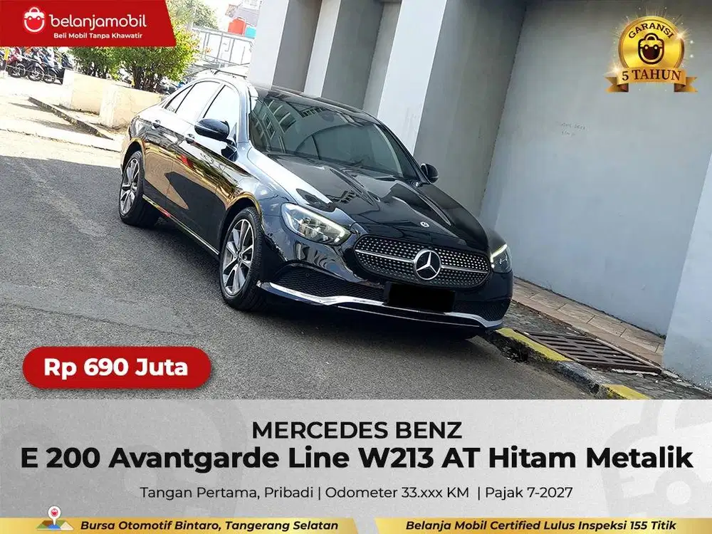 [GARANSI 5THN] Mercedes Benz Mercy E200 E 200 W213 AT 2022/2023/2024