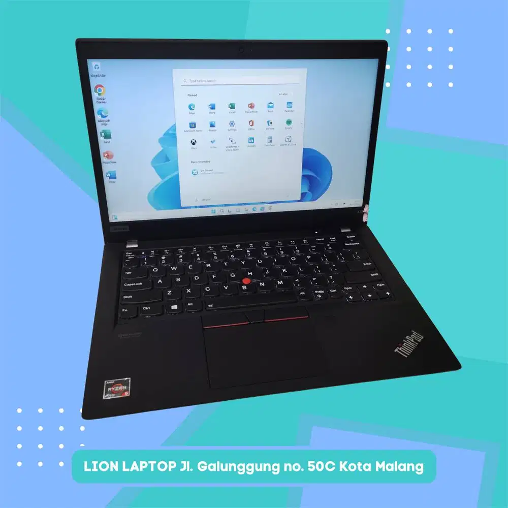 RAM 32GB AMD Ryzen 5 PRO-4650U Lenovo Thinkpad X13 SSD 256GB [22|09]