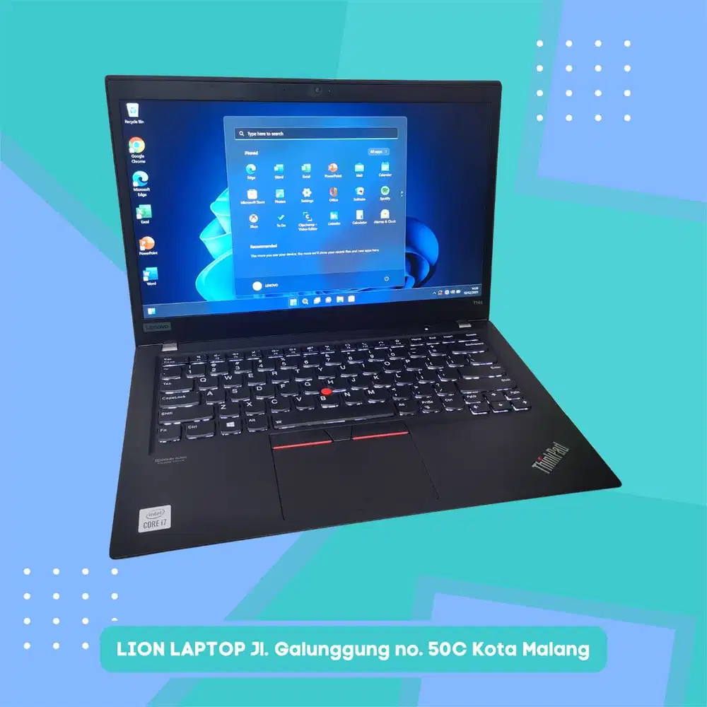 RAM 32GB Core i7 Gen 10 Slim SSD 256GB Lenovo Thinkpad T14S [22|09]