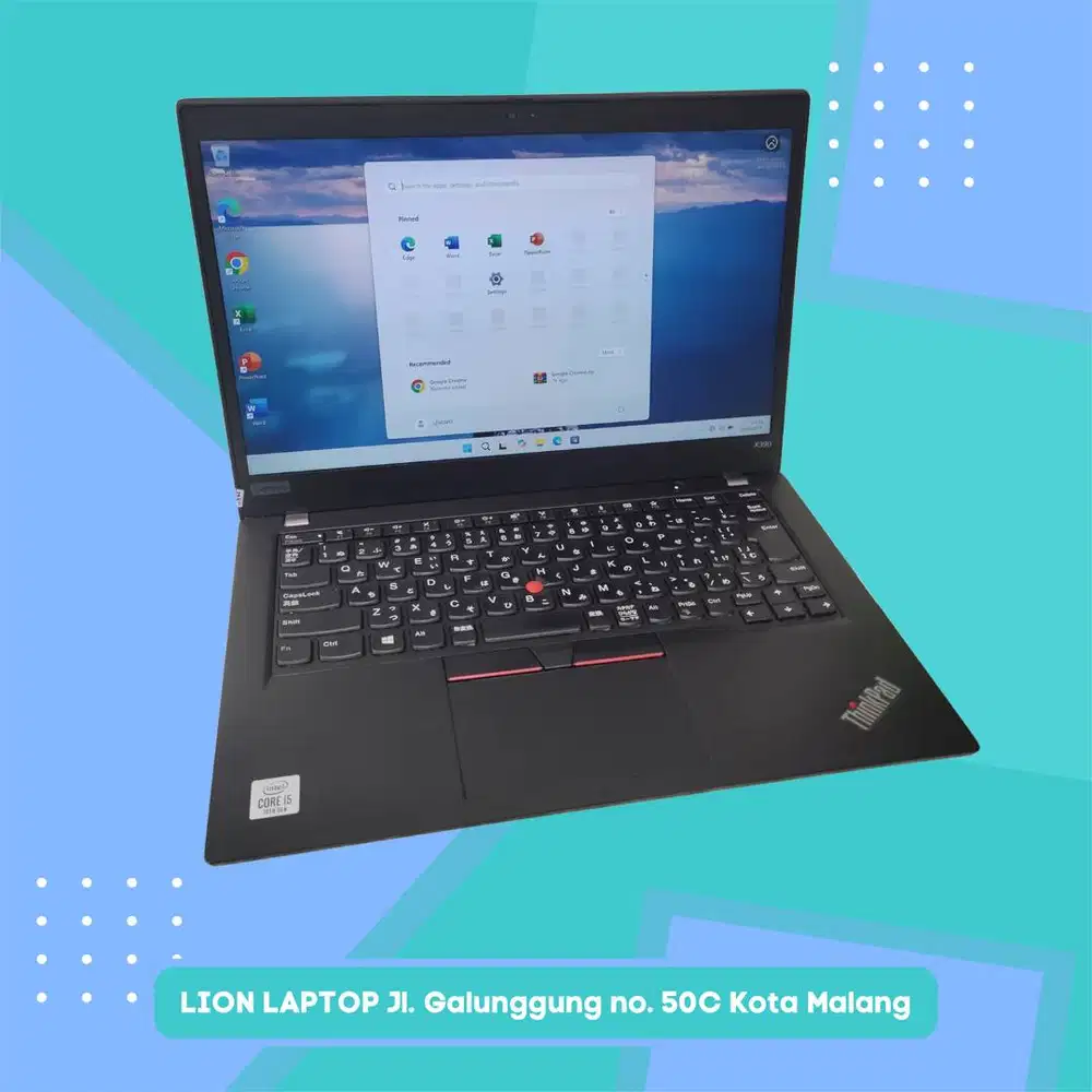 i5 GEN 10 Murah RAM 8GB Lenovo Thinkpad X390 [22|09]