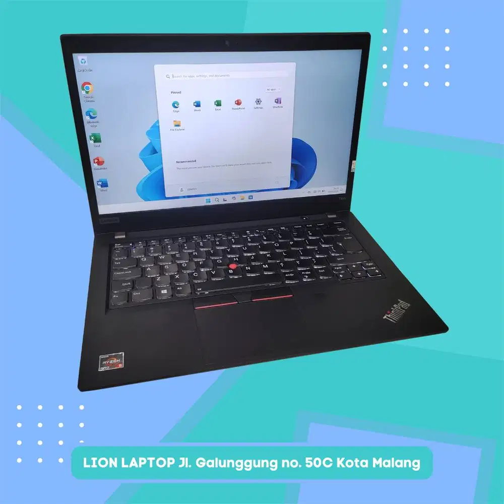 RAM 16GB AMD Ryzen 5 PRO VGA 2GB Lenovo Thinkpad T495 [22|09]