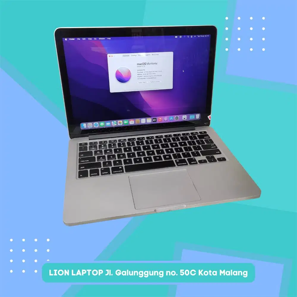 Macbook Pro Retina Core i5 Late 2013 Mulus [22|09]