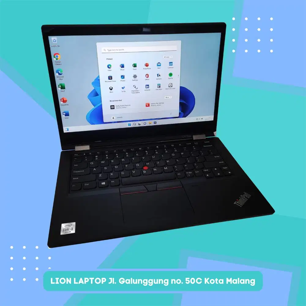 Core i3 Gen 10 Flip 360° Include Stylus Lenovo Thinkpad YOGA L13 [22|0