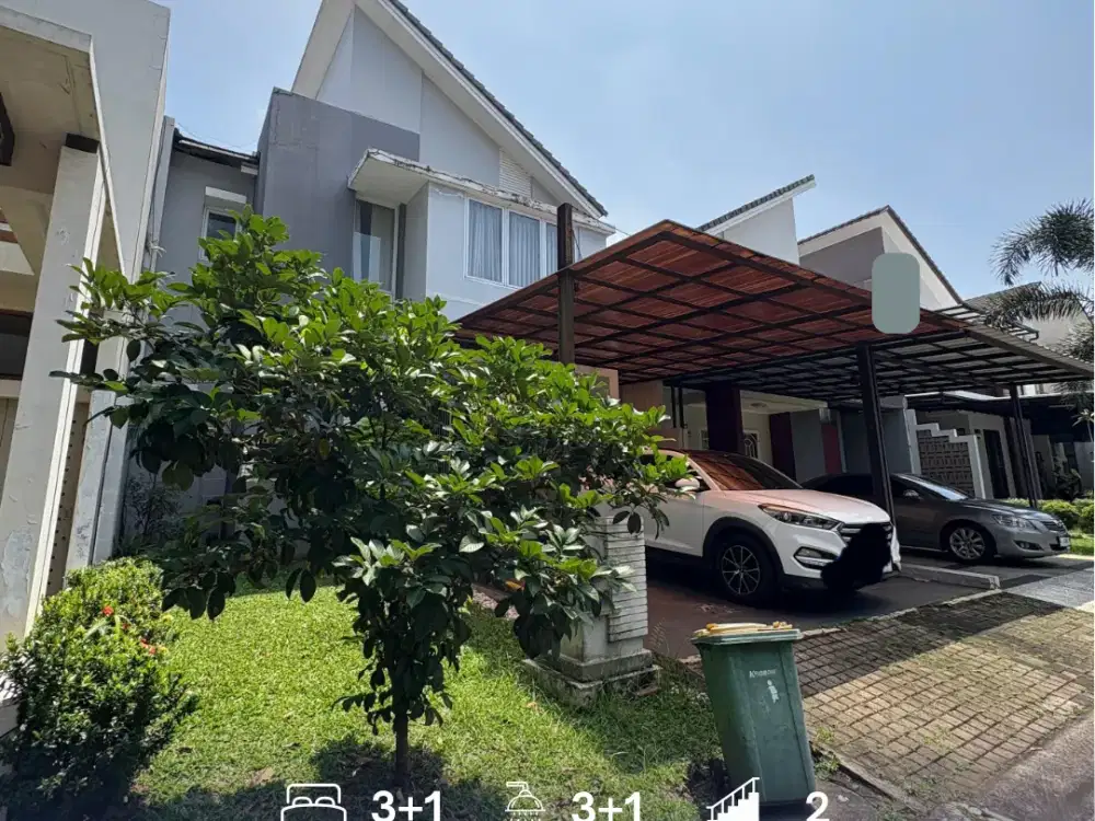 Hunian Semi Furnished Dekat Akses Tol dan KRL di BSD City