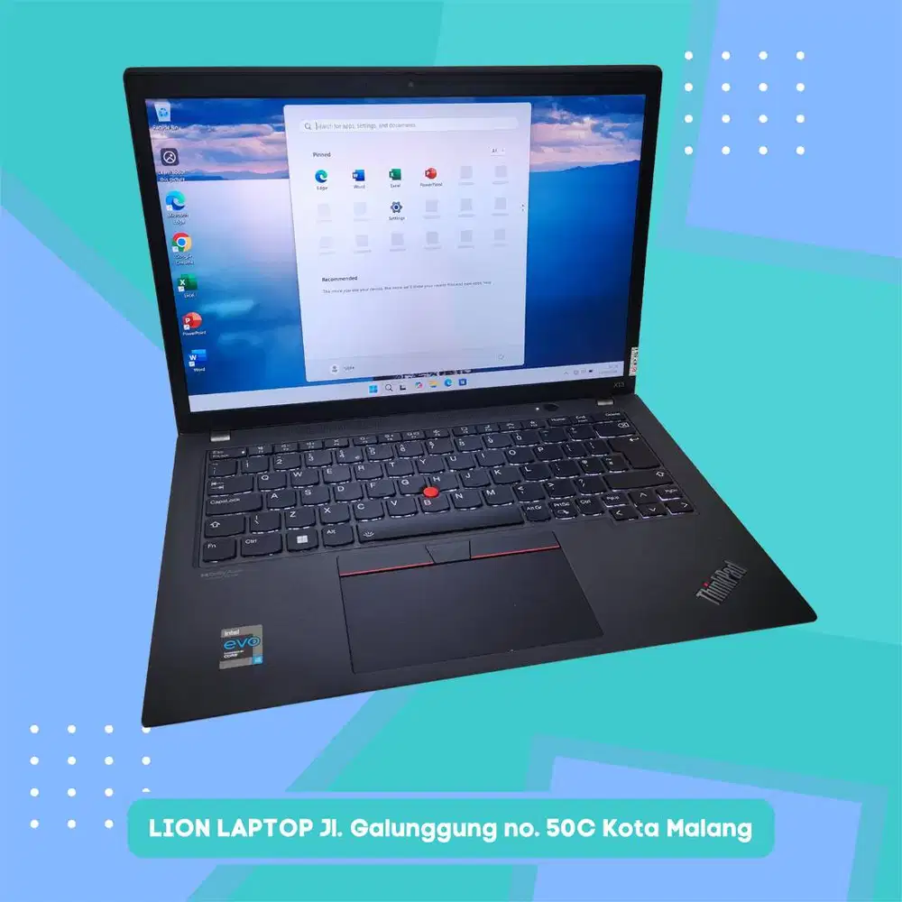 RAM 16GB Core i5 Gen 11 Slim Mulus Lenovo Thinkpad X13 Gen 2 [22|09]
