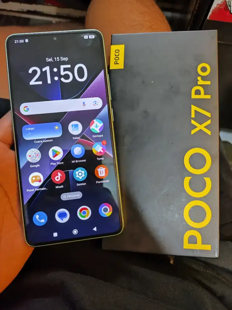Poco X7 Pro 12/512 Full set original Lecet pemakaian