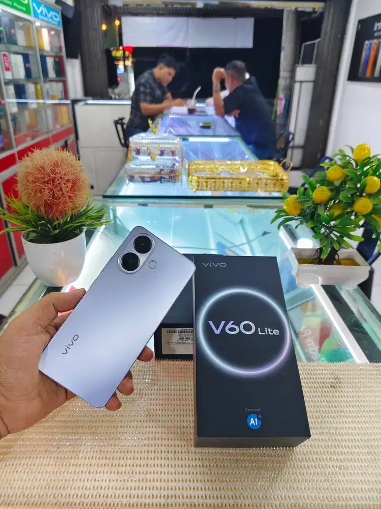 Vivo V60 Lite Ram 8+8Gb/ 256Gb Fullset Mulus Like New Original 100%