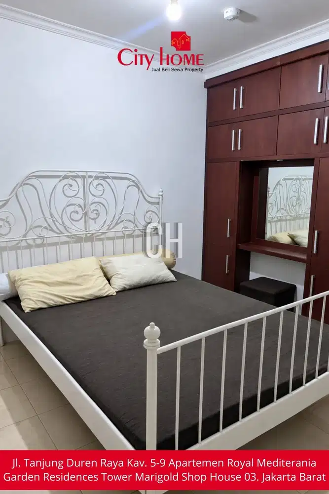 Dijual 1BR Lebih Lega 36,5m², Sudah Furnished & SHMRS